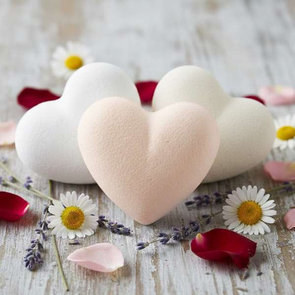 Bomba da bagno a forma di cuore  b profumo Frutto della passione  b   b fai da te  b