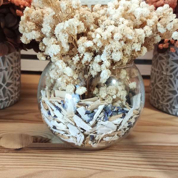 bouquet-vetro-pot-pourri-lavanda-legno-rustic-chic