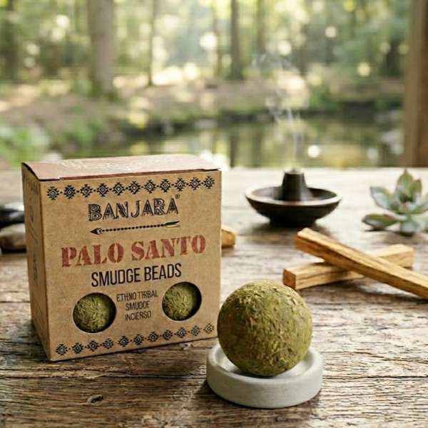 b Incenso Palo Santo  b  in palline  b con supporto  b