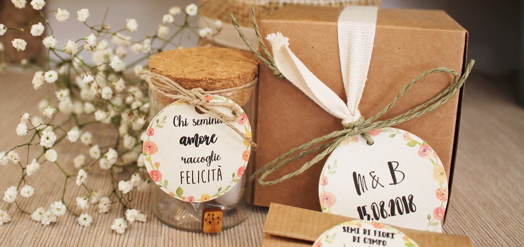 Bomboniere eco friendly che si piantano!  Uscite di nozze, Confetti di  nozze, Riso per matrimonio