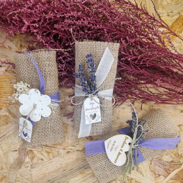 Bomboniera Fagottino Portaconfetti EcoFattoArt Lavanda Lovers FAI DA TE