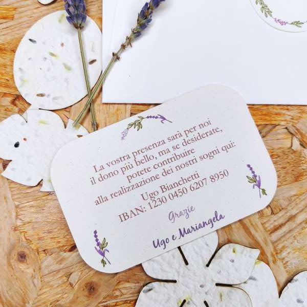 Darling Souvenir 100 Cartellini Personalizzati Viola Per Bomboniere Matrimonio - 7x4,5 Cm, Etichette Regalo Con Testo Su Misura