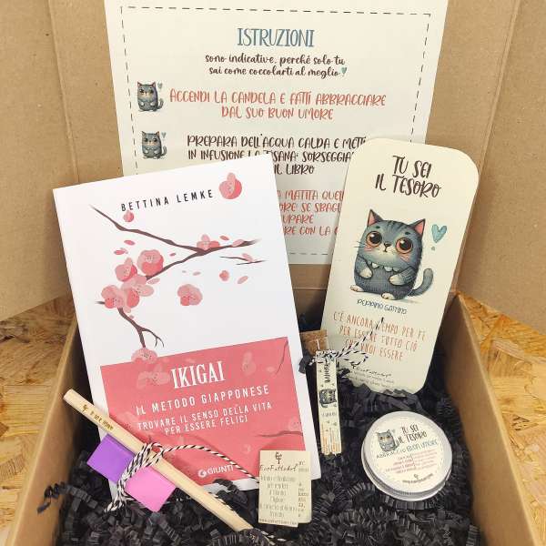 BOX ECO COCCOLE LETTERARIE TU SEI IL TESORO Ikigai