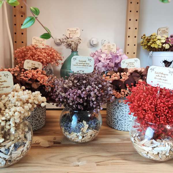 bouquet-vetro-pot-pourri-lavanda-legno-rustic-chic