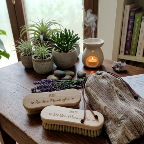 Spazzola artigianale per spazzolatura a secco  b Sei Una Meraviglia  b